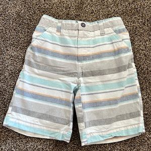 Buzz Cuts by J Crew boys shorts Sz 5/6 striped 100% cotton